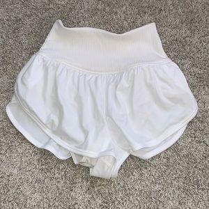 Free People Game Time Shorts- in white